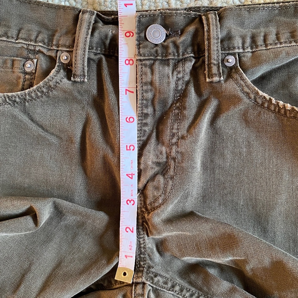 Levi's I 514 I Slim Straight I Green Jeans I 32 x 34 - Picture 8 of 16